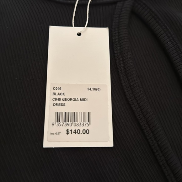 Kookai Australia ribbed keyhole dress. - Picture 3 of 5